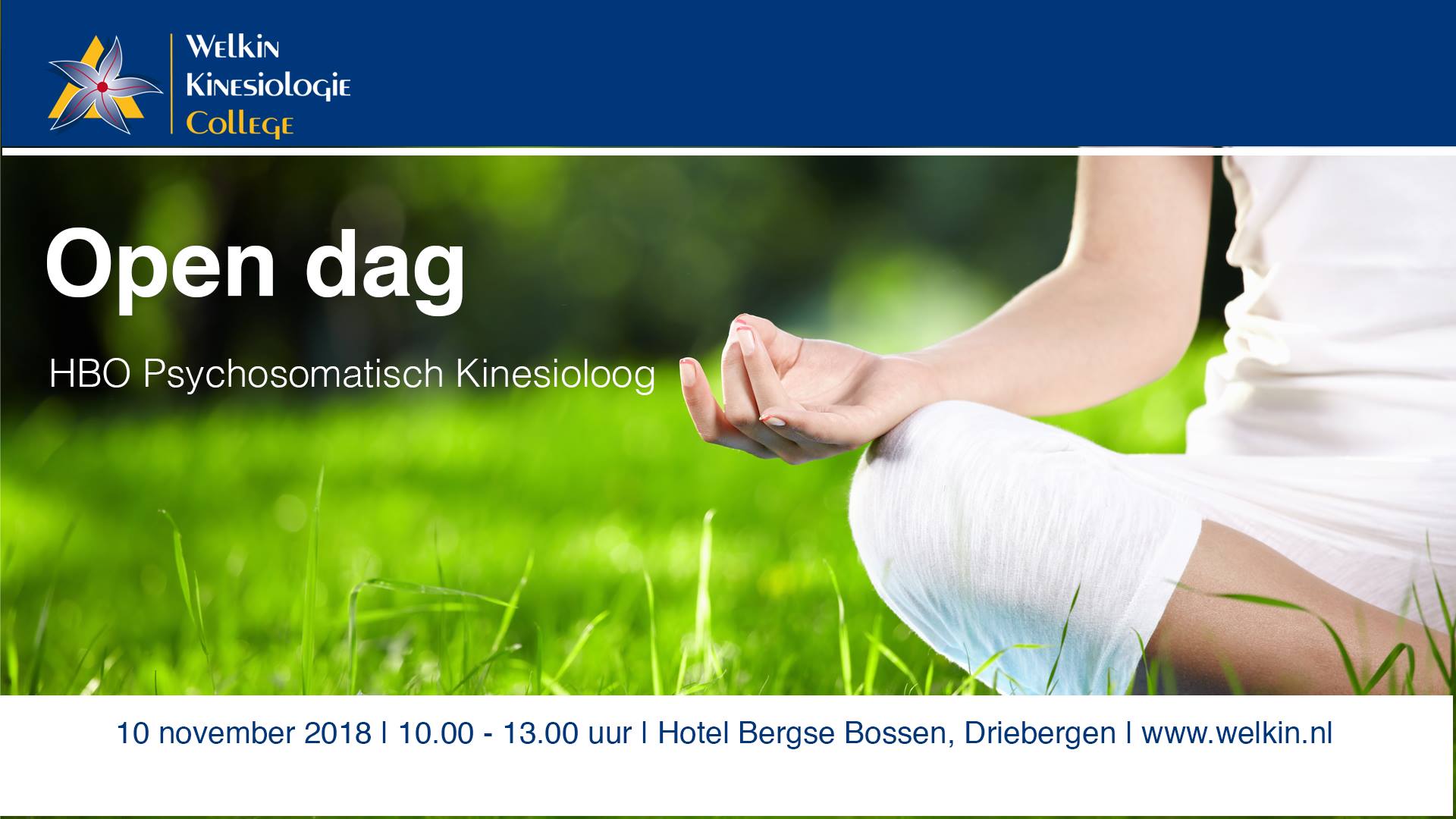 10 November 2018: Open Dag Welkin Psychosomatisch Kinesioloog